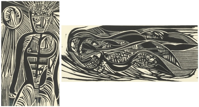 Cecil Skotnes; No 3 and No 6, two