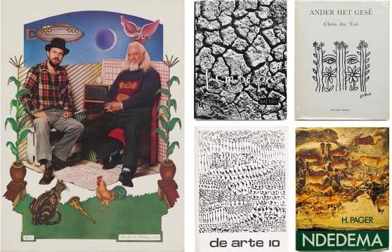 Various Authors; Izak and Battiss, poster; Limpopo; Ander het Gesê; De Arte; Ndedema, five