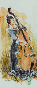 Adriaan Boshoff; Woman on Double Bass