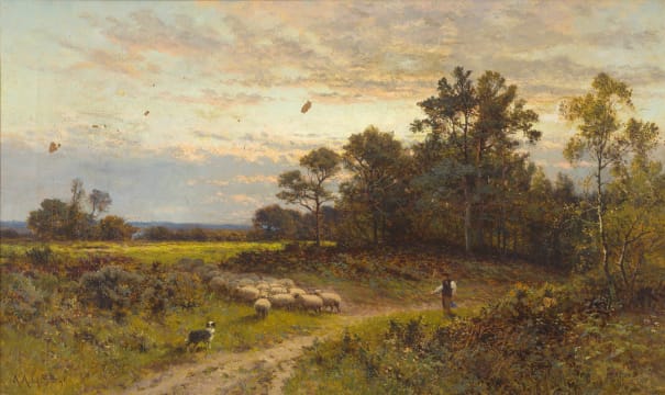Alfred Glendening, Snr; A Shepherd and his Flock