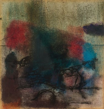 Louis Maqhubela; Abstract Composition with Birds