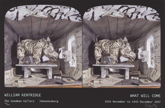William Kentridge; What Will Come, poster