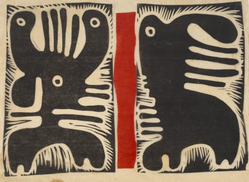 Wopko Jensma; Two Abstract Figures