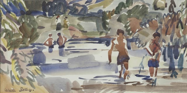 Walter Battiss; Boys Swimming