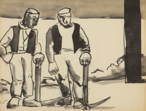Josef Herman; The Road Menders