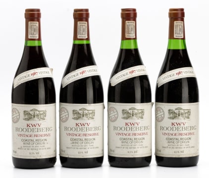 KWV; Roodeberg Vintage Reserve; 1987; 4 ( 1 x 4); 750ml