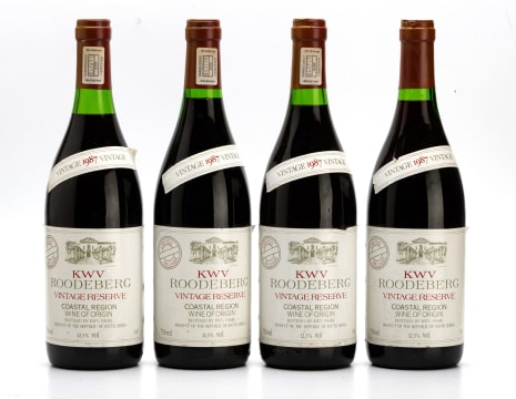 KWV; Roodeberg Vintage Reserve; 1987; 4 ( 1 x 4); 750ml
