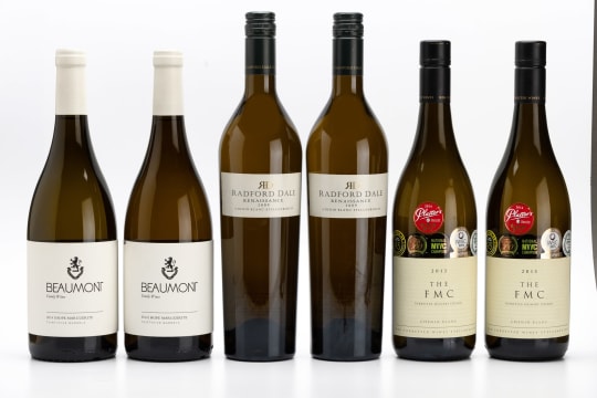 Chenin Blanc Association; Beaumont, Radford Dale Ken Forrester; 2009, 2013, 2014; 6 (3 x 2); 750ml