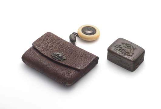 A Japanese tobacco pouch (Tabako-ire), Meiji period, 1868-1912