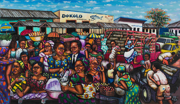Moké (Monsengwo Kejwamfi); Market Scene