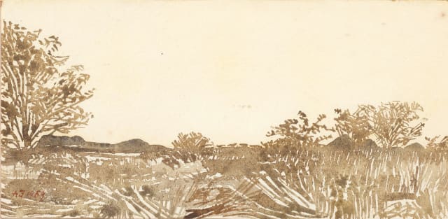 Adolph Jentsch; Landscape, SWA