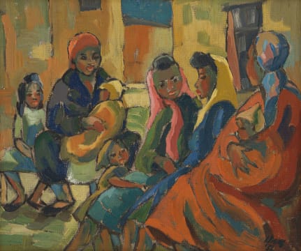 Iris Ampenberger; Group of Women and Children