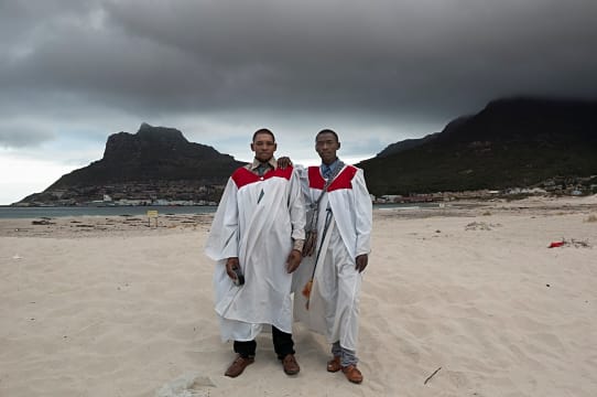 David Lurie; Members of the Illitye Zion Church of God, Sunday Morning, Hout Bay Beach