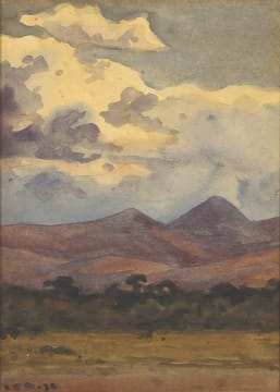 Erich Mayer; Wolkstudie, Barberton