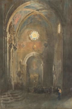 Frans Oerder; Cathedral Interior