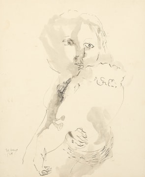 Marthinus la Grange; Portrait of a Woman
