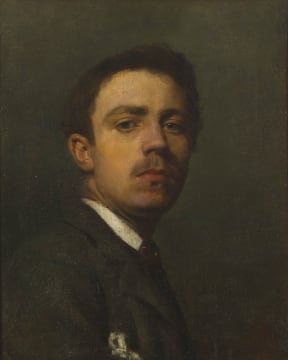 Continental School 19th Century; Portrait of a Young Man