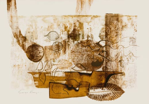 George Boys; Composition with Leaves