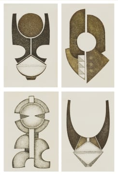 Hannes Harrs; Abstract Forms, four