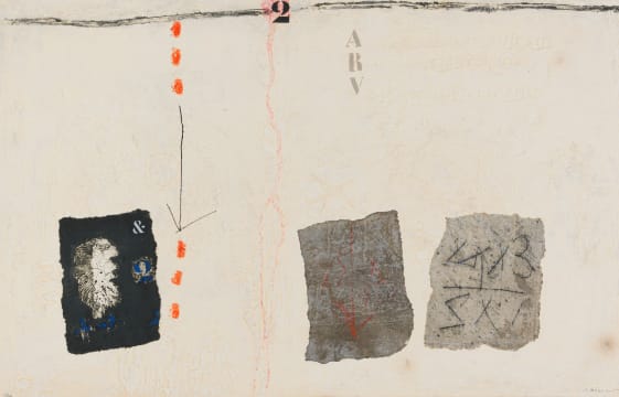 James Coignard; Abstract Composition with Text