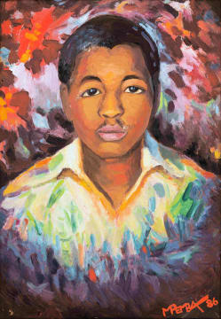 George Milwa Mnyaluza Pemba; Portrait of a Young Man