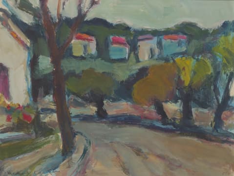 Herbert Coetzee; Landscape with Houses