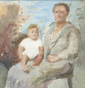 Clare Menck; Mother and Child