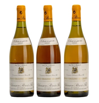 Chanson Pére & Fils; Chanson 1er cru Pernand-Vergelesses Les Caradeux; 1992; 3 (1 x 3); 750ml
