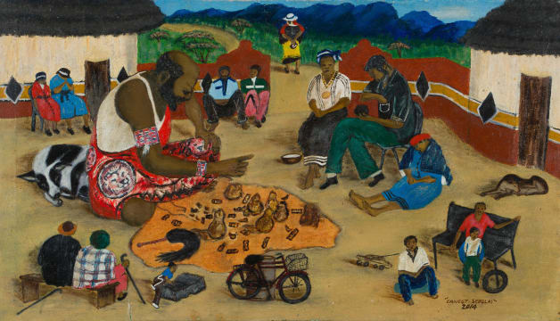Ernest Sebolai; Sangoma