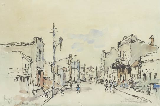 Gregoire Boonzaier; Caledon Straat, Kaapstad