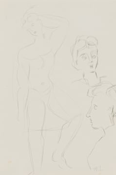 Maggie Laubser; Figure Study