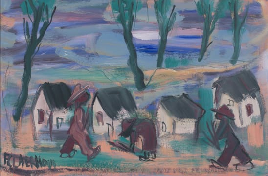 Frans Claerhout; Figures and Huts
