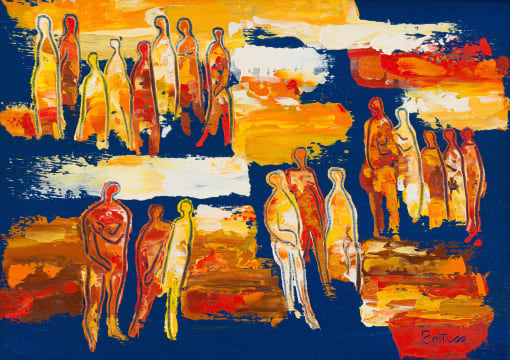 Walter Battiss; Composition with Figures