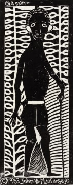 John Muafangejo; Old Man