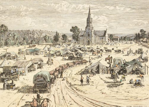 Willem Hermanus Coetzer; Nagmaal, Middelburg, TVL