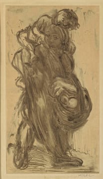 Wolf Kibel; Child on the Shoulders of a Parent