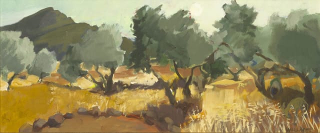 Marjorie Wallace; Landscape with Trees