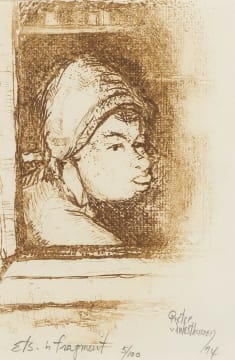 Pieter van der Westhuizen; Woman at a Window