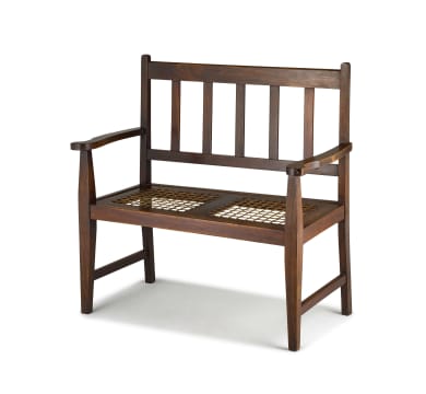 A Cape stinkwood two-seater rusbank, 20th century