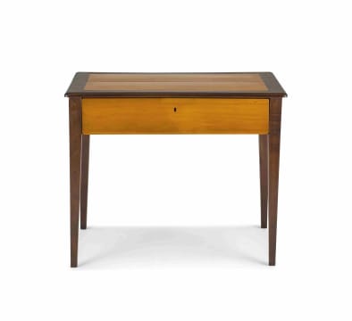 A Cape stinkwood and yellowwood side table, late 19th/early 20th century