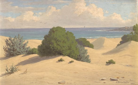 Jan Ernst Abraham Volschenk; The Coast at Stillbaai, Riversdale