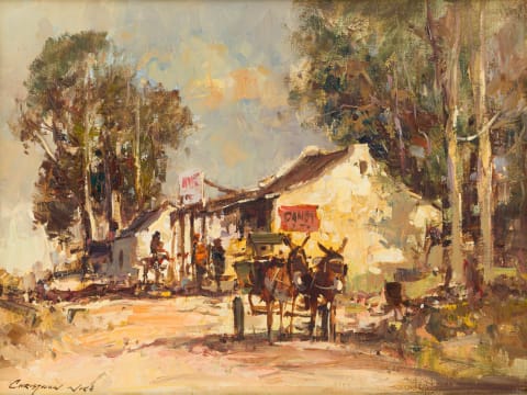 Christiaan Nice; Donkey Cart and Trading Store