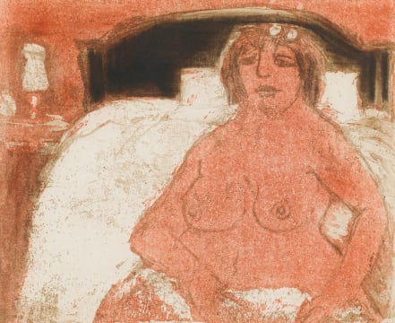 Pieter van der Westhuizen; Seated Nude