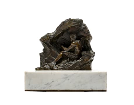 Anton van Wouw; The Hammer Worker, maquette