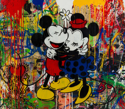 Mr Brainwash; Mickey and Minnie