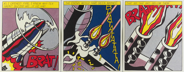 Roy Lichtenstein; As I Open Fire