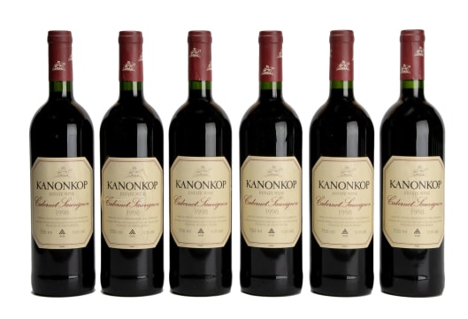 Kanonkop; Cabernet Sauvignon; 1998; 6 (1 x 6); 750ml