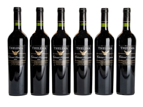 Thelema; Cabernet Sauvignon; 2001; 6 (1 x 6); 750ml