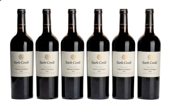 Stark-Condé; Three Pines Cabernet Sauvignon; 2015; 6 (1 x 6); 750ml