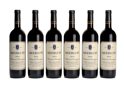 Meerlust; Cabernet Sauvignon; 2010; 6 (1 x 6); 750ml